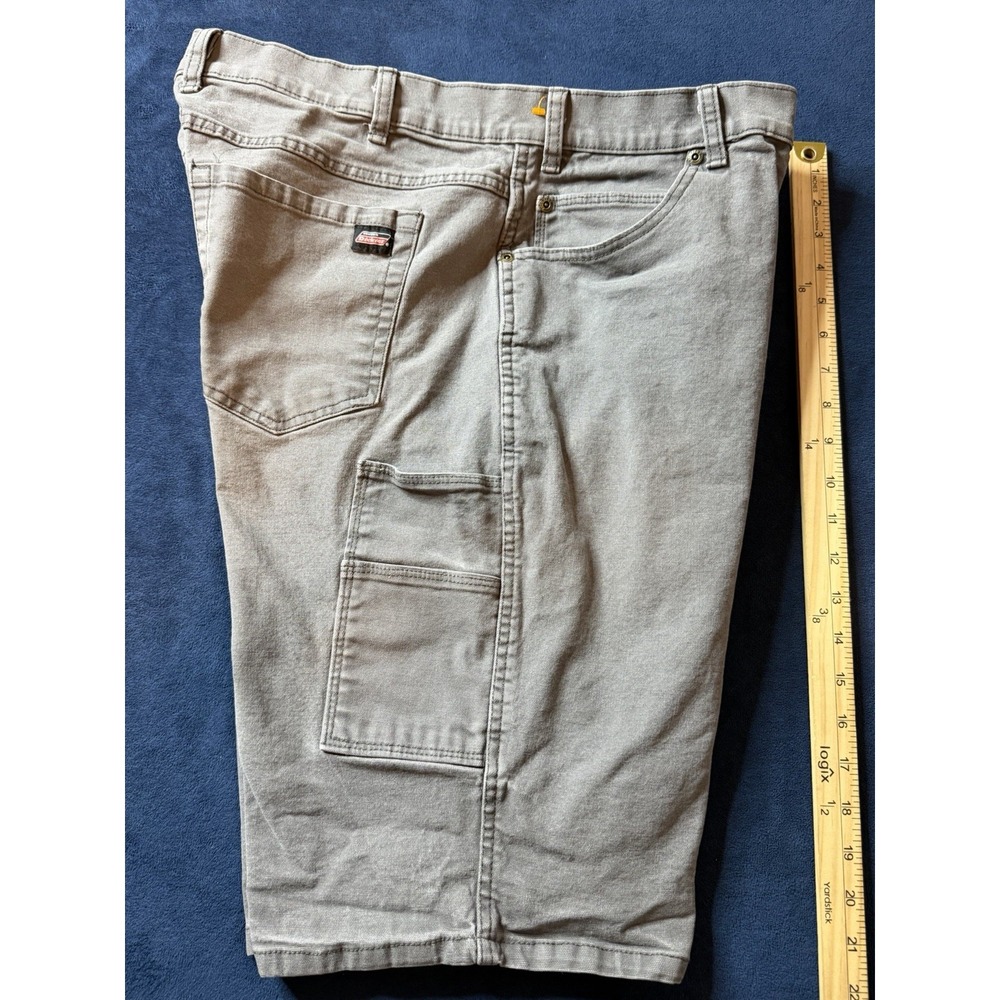 Dickies Canvas Carpenter Shorts Mens 36 Gray Premium Work Wear GR941RVG